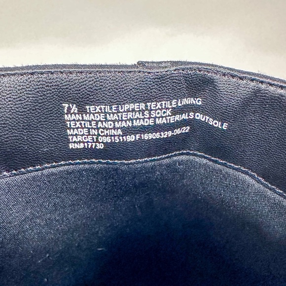 A New Day Black Suede Knee High Boots - Picture 9 of 10